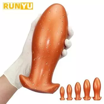 Огромная Анальная пробка, анальные секс-игрушки для женщин и мужчин, массажер простаты, БДСМ, сексуальная игрушка, большой фаллоимитатор, анальные пробки, сексшоп, анальная пробка для взрослых 1pc