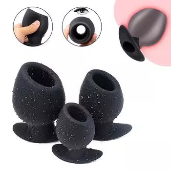 Огромная анальная пробка, силиконовый кубок, полый массаж простаты, вагинальный расширитель, зеркало заднего прохода, большая анальная пробка, расширитель ануса, товары для взрослых S