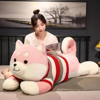 Огромное количество кукол Сиба-ину, щенок, плюшевая игрушка, щенок, мужская и женская спальная подушка, тряпичная кукла 1.3 meters