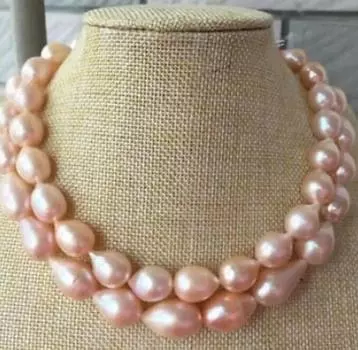 ОГРОМНОЕ ОЖЕРЕЛЬЕ С ОДИНОЧНЫМ ЖЕМЧУГОМ БРАК 9–10 мм ДЛИНОЙ 32 ДЮЙМА, ЗОЛОТО ЮЖНЫХ МОРЕЙ