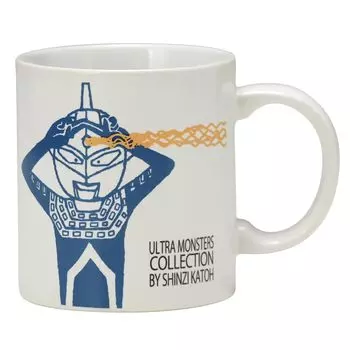 Ogura Pottery Ultra Monsters Ecology Mug 330ml Microwave Dishwasher Safe Mino Ware Made in Japan Ultra Seven
