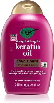 OGX Keratin Oil Fortifying Conditioner with Keratin and Argan Oil TU прозрачный