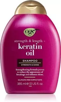 OGX Keratin Oil shampoing fortifiant la kratine et huile d argan TU прозрачный