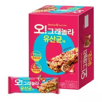 Oh Granola Berry Yogurt Lactobacillus Energy Bar 15P 525г