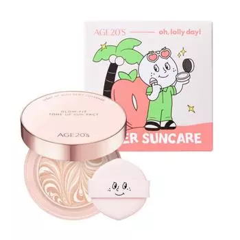 Oh Lolly Day Edition 24 AGE20S Glow Fit Tone-Up Sun Pact Original 12,5 г (SPF50+ PA++++, 1 ед.)