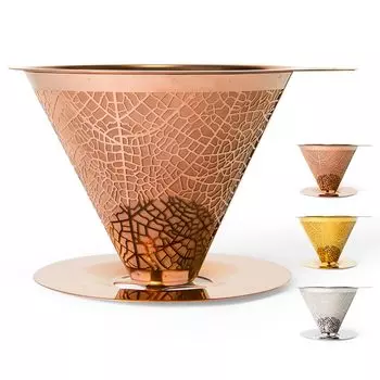 Охладите кофе, чтобы промыть его и насладиться кофе. Титановое покрытие, кофейный фильтр, капельница из нержавеющей стали [Easy & oil]