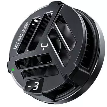 Охладитель цифрового дисплея радиатора мобильного телефона X25 магнитный полупроводниковый быстро охлаждая для игр чёрный