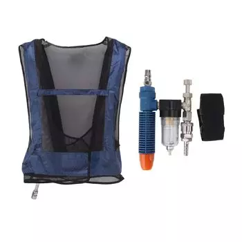 Охладитель Cool Vest Охлаждающий жилет Персональный охладитель Предотвращение теплового удара Сварочные работы Просто подключите к компрессору Отделение воды и масла