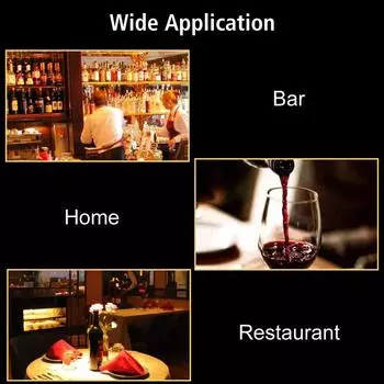 Охладитель для ледяного вина с дозатором для вина + пробкой + резак из нержавеющей стали, замороженная палочка для охлаждения вина и пива, палочка 4 в 1