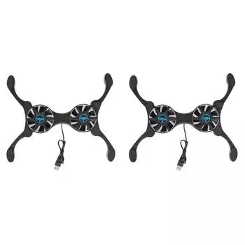 Охладитель для ноутбука Охладительная подставка Быстрое охлаждение Низкий уровень шума Охлаждение Подходит для ноутбука 7-15 дюймов