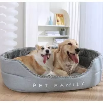 Охлаждающая кровать для домашних кошек. Круглая уютная кровать для маленьких собак из роскошных тканей, обеспечивающая охлаждение котенку и S