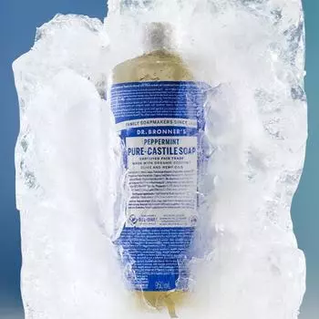 [Охлаждающая мята для душа] Доктор. Чистое кастильское мыло Bronner s 950мл 10 видов, выберите 1, корейский уход за телом Rose Pure Castile Soap