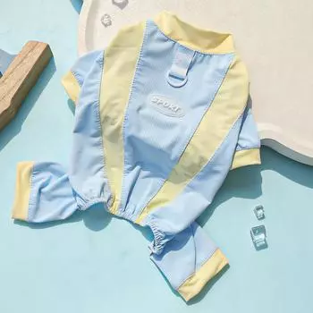 Охлаждающая одежда Весна и Лето Товары для собак Кошка Ледяной шелк Кошачьи жилеты Солнцезащитная одежда для собак Одежда для питомцев XS