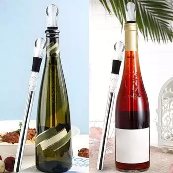 Охлаждающая палочка для вина с аэратором, охладитель для бутылок вина из нержавеющей стали без льда A