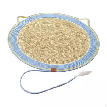 Охлаждающая подставка для кошек, коврик для собак, кошек, портативные товары из ротанга, удобный спальный коврик S