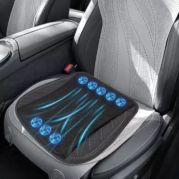 Охлаждающая подставка для переднего сиденья автомобиля, чехол для подушки, USB для внедорожника, синий