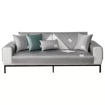 Охлаждающая подушка для дивана из ротанга, летняя нескользящая подушка из ледяного шелка, летняя подушка для коврика, летняя простая крутая подушка, чехол для дивана, чехол для льда 60*60cm