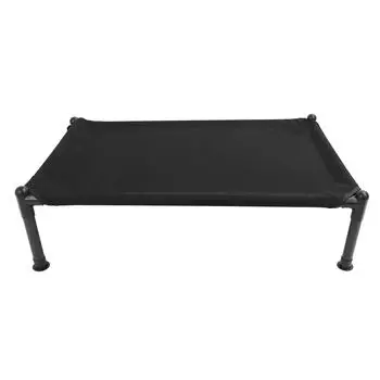 Охлаждающая приподнятая лежанка для собак, дышащая, износостойкая, моющаяся, съемная, приподнятая лежанка для собак, уличная кровать для домашних животных L 76x49x19cm 80kg Maximum Load