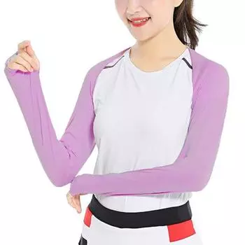 Охлаждающая шаль с защитой от ультрафиолета, чехол с отверстиями для пальцев, солнцезащитная накидка для гольфа, унисекс, свободный размер серый