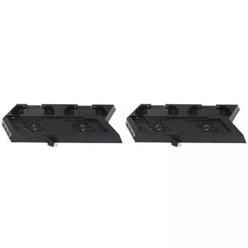 Охлаждающая станция для PS4, вертикальная подставка с 2 док-станциями для зарядки контроллеров PlayStat