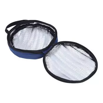 Охлаждающая сумка-термос для шеи, сохраняющая холод от 2 до 4 часов, многоразовая, на молнии, для шеи синий