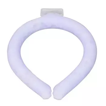 Охлаждающая трубка для шеи 28 градусов по Цельсию носимый многоразовый охлаждающий шейный бандаж для летнего использования фиолетовый фиолетовый