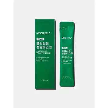 Охлаждающая успокаивающая маска-обертывание Medi Peel Cica 4 мл 4 упаковки