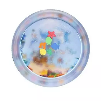 Охлаждающая водяная кровать для домашних животных для собак кошек утолщенный коврик для сенсорных игр с водой для домашних животных интерактивная игрушка для самостоятельной игры на тему океана с плавающими рыбками 65cm