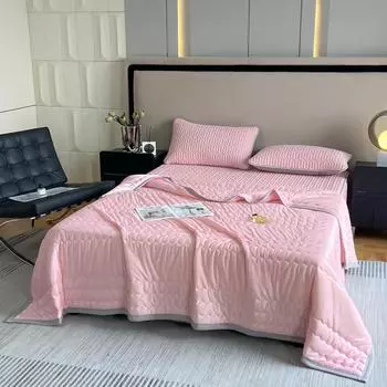 Охлаждающее одеяло 2024 года, новое класс А, прохладное шелковое двухстороннее прохладное летнее одеяло из латекса, приятное для кожи 150x200 1pcs