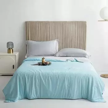 Охлаждающее одеяло для кровати. Шелковистое одеяло с кондиционером. Легкое охлаждаемое летнее одеяло с двухсторонней холодной и охлаждающей тканью. 150x200 cm