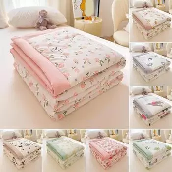 Охлаждающее одеяло Queen, стираное хлопковое одеяло с кондиционером, легкое летнее одеяло для тех, кто любит спать в жаркую погоду, гипоаллергенное прохладное одеяло S