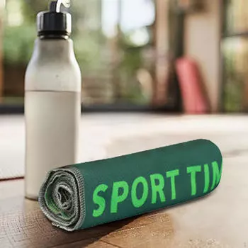 Охлаждающее полотенце, дышащее, охлаждающее, впитывающее пот, лед для фитнеса на открытом воздухе оранжевый