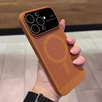 Охлаждающее рассеивание тепла для чехла Magsafe для iPhone 13 14 Pro Max 12 Pro 11 14Plus, пленка для полной камеры, металлический жесткий ультратонкий чехол For iPhone 12 белый