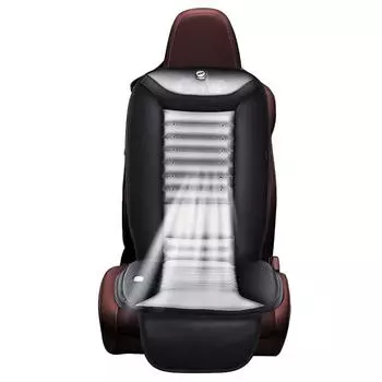 Охлаждающие чехлы на сиденья автомобиля 2-в-1 Массажная подушка Более сильный ветер способствует циркуляции воздуха Охлаждающая подушка для сиденья для улучшенного