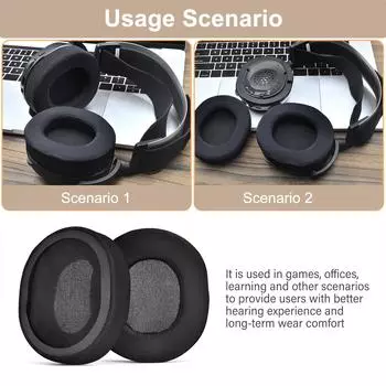 Охлаждающие гелевые амбушюры для гарнитур SteelSeries ARCTIS 1 3 5 7X 9X / 9Pro Удобные шумоизолирующие амбушюры