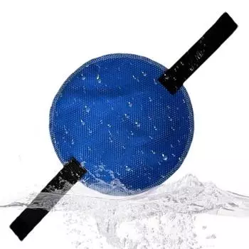 Охлаждающие вставки для каски Вкладыш для внутренней подкладки каски Многоразовая и съемная охлаждающая подкладка для каски Поглотитель пота синий