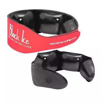 Охлаждающий бандаж для шеи от Black Ice Cooling Сохраняет прохладу даже в летнюю жару и влажность CCX-S heat. (ярко-розовый)