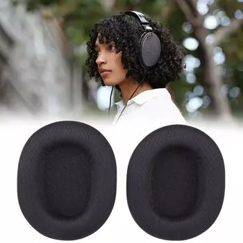 Охлаждающий гель/пена с эффектом памяти, чехлы для амбушюр из протеиновой кожи + ледяного шелка/сетчатой ткани, сменные для гарнитуры Razer BlackShark V2 PRO Mesh Fabric