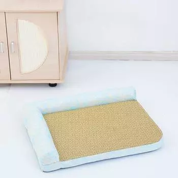 Охлаждающий коврик для домашних животных, дышащая и освежающая подушка для кошек, охлаждающий коврик для маленьких собак S