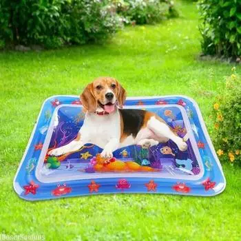 Охлаждающий коврик для домашних животных, сенсорный игровой коврик для малышей, подушка для сиденья, надувной водный коврик, тематика «Рыба, море, океан», игровой коврик для кошек и собак, игрушка для лета