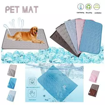 Охлаждающий коврик для собак, нетоксичный летний прохладный коврик для кровати для домашних животных и кошек, подушка для дома