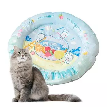 Охлаждающий коврик для собак, спальная кровать для маленьких домашних животных, милый гелевый охлаждающий коврик для домашних животных, товары для домашних животных, спальный коврик для собак, для дома и улицы