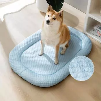 Охлаждающий коврик для весны и лета для маленьких и средних собак Тедди Бишон Дышащая лежанка для собак Pet Nest L 65*50cm