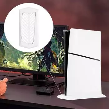 Охлаждающий кронштейн игровой консоли Yousheng, прочная несущая полая конструкция, рассеивающая тепло подставка для игровой консоли PS5 Slim чёрный