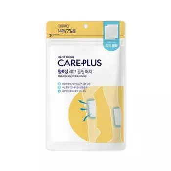 Охлаждающий пластырь для ног Care Plus Relaxing, 14 листов (7 порций)