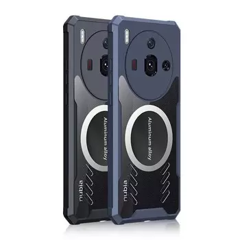 Охлаждающий рассеивающий тепло прозрачный чехол для телефона ZTE nubia Z60S Pro Z60 Ultra задняя клипса Magsafing Cover Funda для Nubia Z60 Ultra Z60S Pro For Nubia Z60 Ultra чёрный