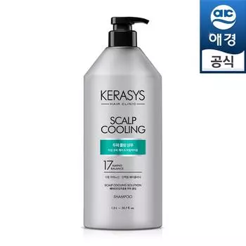 Охлаждающий шампунь для кожи головы Kerasys Scalp 1,5 л, 1 шт.