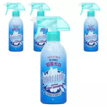 Охлаждающий шампунь для ног On the Body Cotton Foot Wash Your Feet, 1 шт., 4 шт., 385 мл