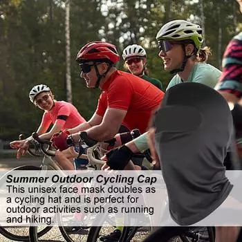 Охлаждающий шейный платок Ice Silk Защита от солнца Охлаждающий шарф Дышащая защита лица Маска для лица Снаряжение для верховой езды Для рыбалки на открытом воздухе синий