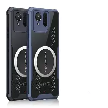 Охлаждающий теплоотводящий чехол для телефона Asus ROG Phone 9 Pro Магнитный защитный чехол-клипса для задней панели Акриловый чехол для Rog Phone 8 7 6 9Pro HD Прозрачный чехол Rog Phone 9 Pro чёрный